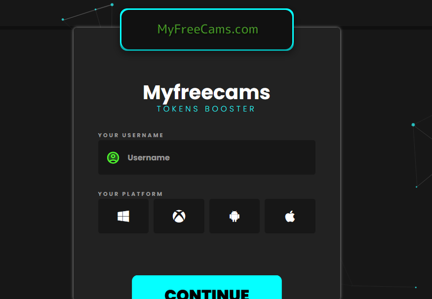 myfreecams-tokens-generator 2026